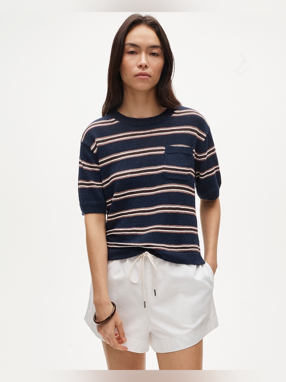 J.Crew Relaxed pocket sweater-tee in stripe